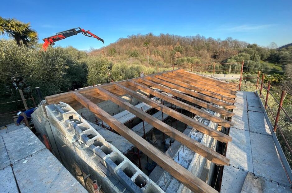 nuovo tetto in legno ristruturazione